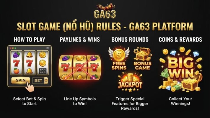 Cách hiểu đúng về luật chơi Nổ Hũ đơn giản và minh bạch trên GA63.

