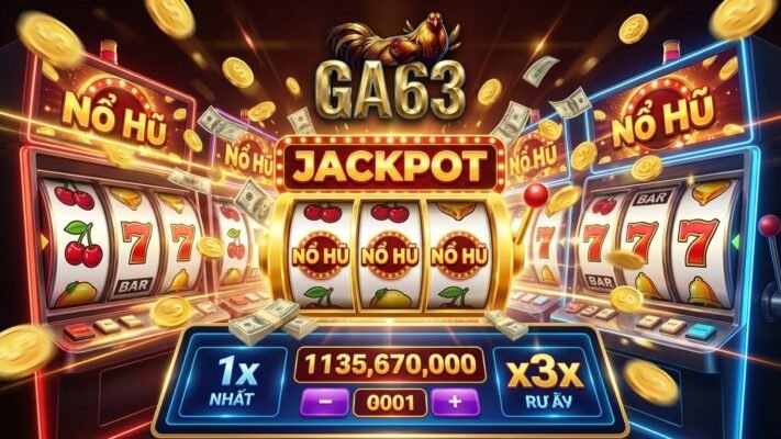 Trò chơi Nổ Hũ tại GA63 với cơ hội chinh phục giải thưởng Jackpot khổng lồ và luật chơi minh bạch.
